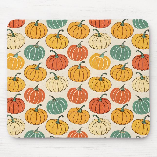 Halloween-Kürbisse Mousepad (Vorne)
