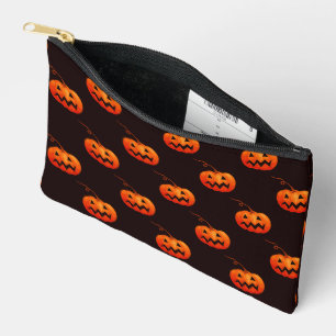 Halloween-Kürbisse, orange Kürbisse, Süßes oder Sa Zubehörtasche