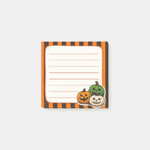 Halloween-Kürbisse Post-it Klebezettel