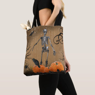 Halloween-Kürbisskelett Tasche
