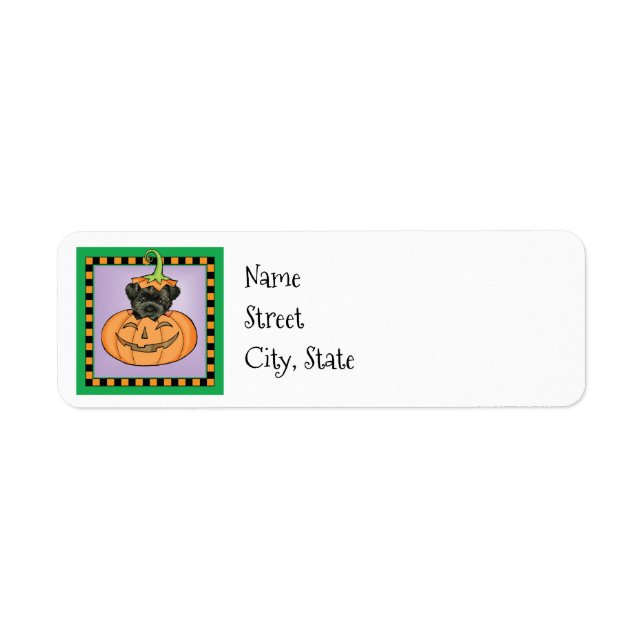 Halloween-Label (Vorne)