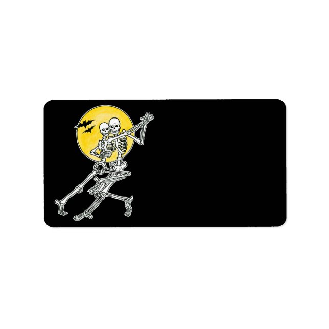 Halloween-Label Adressaufkleber (Vorne)