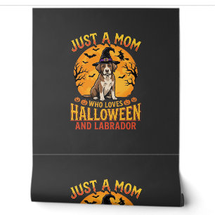 Halloween Labrador Mama Hexenhund Design_1 Tapete