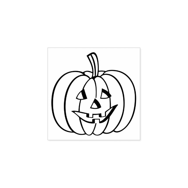 Halloween Lächeln Pumpkin Spaß Kinder DIY Art Craf Gummistempel (Prägung)