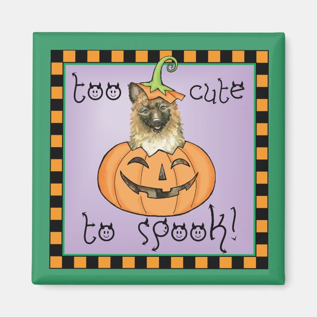 Halloween Laekenois Magnet (Vorne)