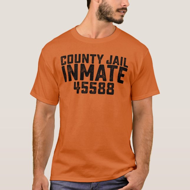 Halloween Landkreis Gefängnisinsasse Gefangene Ora T-Shirt (Vorderseite)