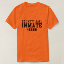 Halloween Landkreis Inmate Costume T - Shirt