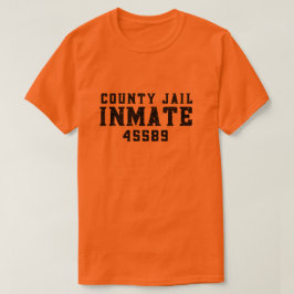 Halloween Landkreis Inmate Costume T - Shirt