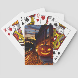 Halloween Landscape Vier Speck iPhone Case Spielkarten