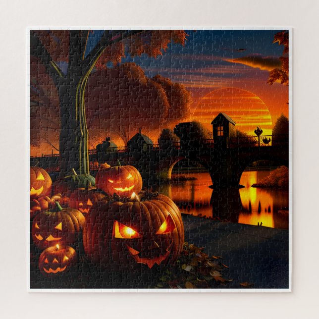 Halloween-Landschaft (Vertikal)