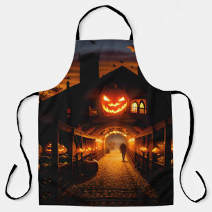 Halloween Landschaft Fünf Schürze
