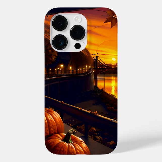 Halloween Landschaft Zwei Case-Mate iPhone 14 Pro Hülle (Rückseite)