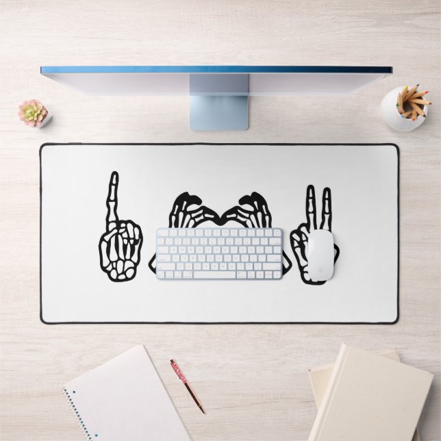 Halloween Langue des signes main I Coeur Paix (Bureau 1)