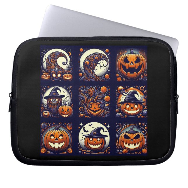 Halloween Laptopschutzhülle (Vorderseite)