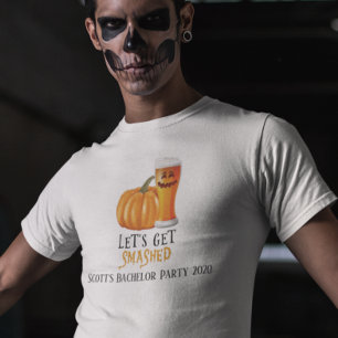 Halloween Lass Uns Zerstören Junggesellenabschied T-Shirt