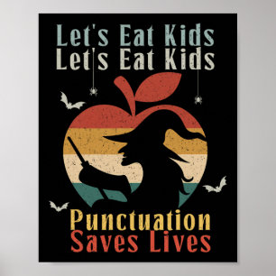 Halloween Lasse Kids Funny English Teacher Cost es Poster