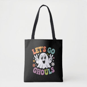 Halloween Lasst uns gehen Ghoule Geister Retro Kos Tasche