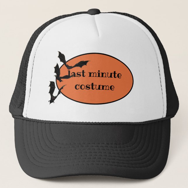 Halloween-Last-Minute-Kostüm Truckerkappe (Vorderseite)