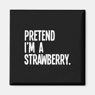 Halloween Last minute Kostüme A Strawberry F Magnet