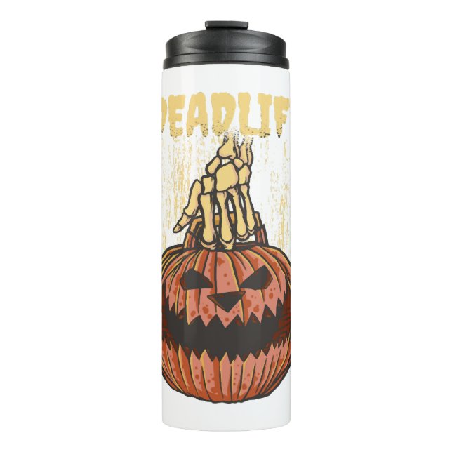 Halloween-Laterne Thermosbecher (Vorderseite)