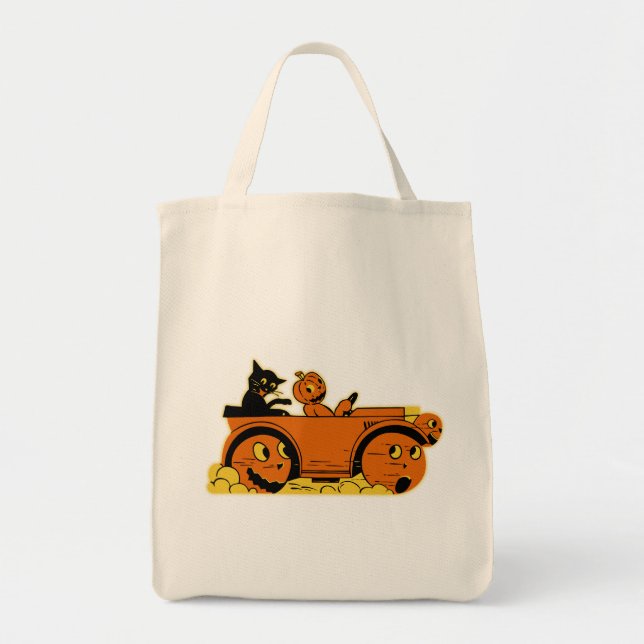 Halloween-Lebensmittelgeschäft-Taschen-Tasche Tragetasche (Vorne)