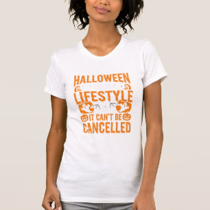 Halloween-Lebensstil Spooky Fledermaus-Kürbis-Desi T-Shirt
