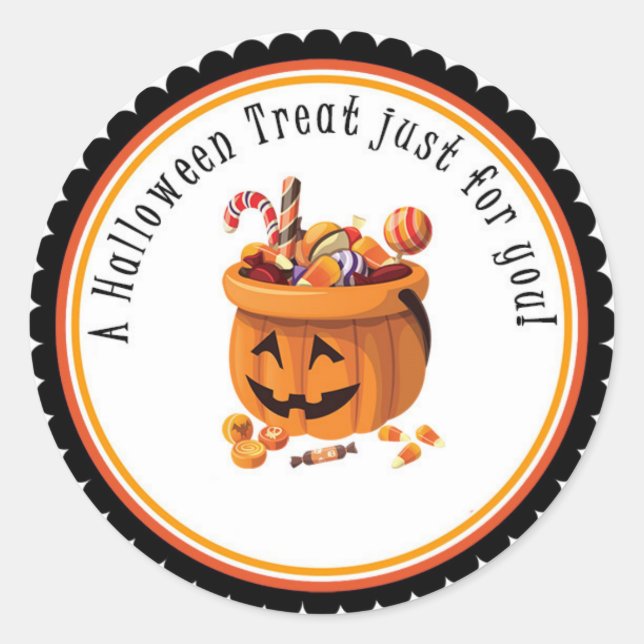 Halloween-Leckerei nur für Sie - Aufkleber (Vorderseite)