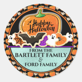 Halloween-Leckerei Runder Aufkleber