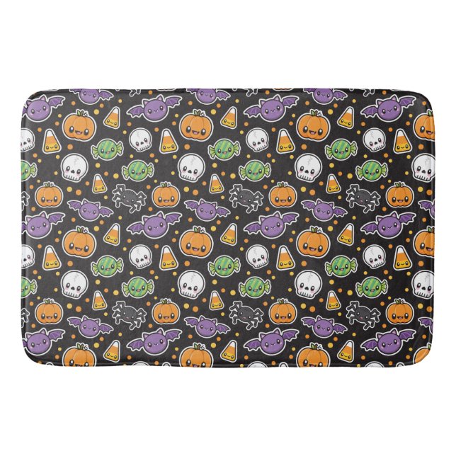 Halloween-Leckereien-Badematte Badematte (Vorderseite)