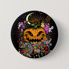 Halloween-Leckereien Button