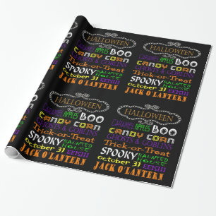 Halloween-Leckereien Geschenkpapier