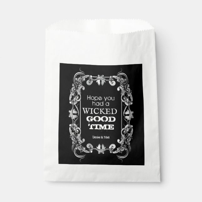 Halloween-Leckereien Geschenktütchen (Vorderseite)