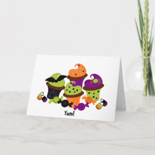 Halloween-Leckereien Karte