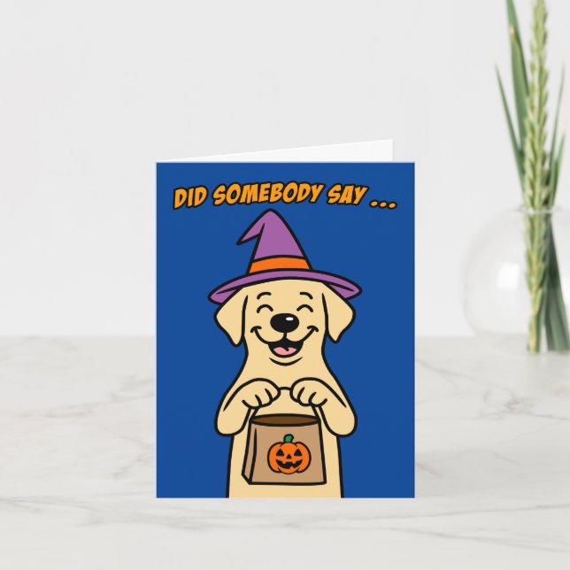 Halloween-Leckereien Niedlich Feiertagskarte (Vorderseite)