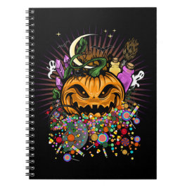 Halloween-Leckereien Notizblock