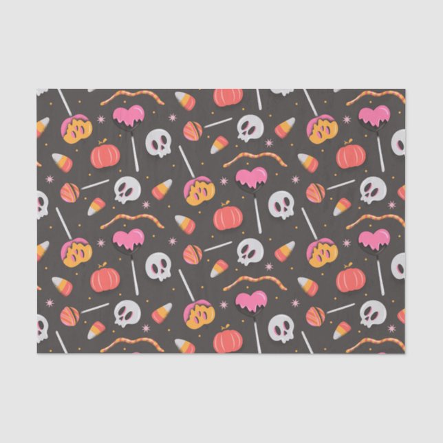 Halloween-Leckereien Seidenpapier (Vorderseite)