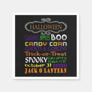 Halloween-Leckereien Serviette