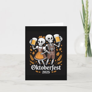 Halloween Lederhosen Funny 2025 Karte