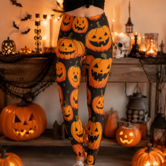 Halloween Leggings Citrouilles