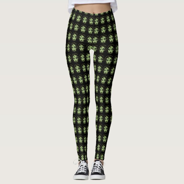 Halloween Leggings Cute Zombie Leggings (Devant)