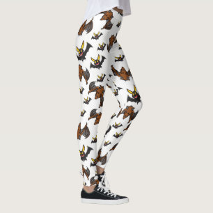 Halloween Leggings, Fledermäuse Leggings