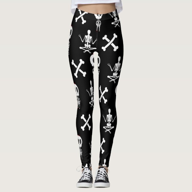 Halloween Leggings, Fun Halloween Leggings für Wom (Vorderseite)