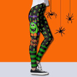 Halloween Leggings Kleine Monster Lehrer Pants<br><div class="desc">Überall fröhliche kleine Halloween-Monster,  Leggings</div>