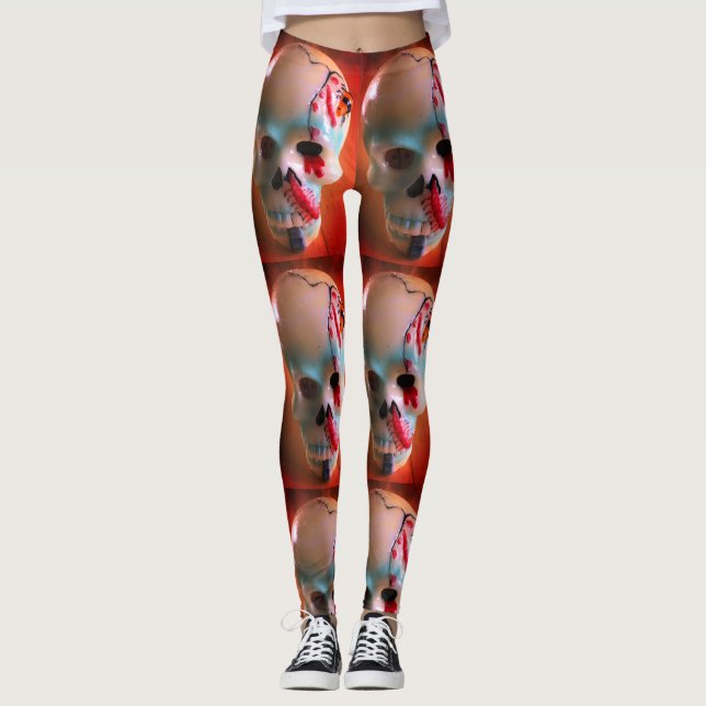 Halloween Leggings von dalDesignNZ (Vorderseite)