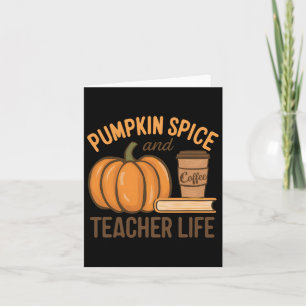 Halloween-Lehrer für Gewürz und Lehrer Karte