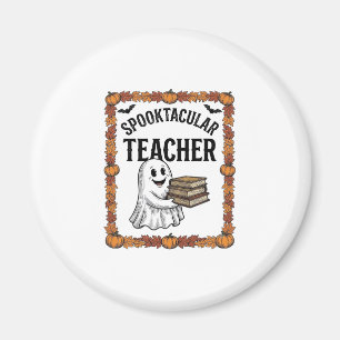 Halloween-Lehrer Spooktacular Geister Bücher Vinta Magnet