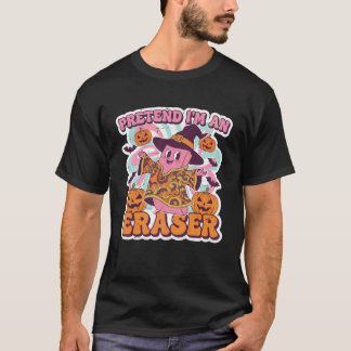 Halloween-Lehrer Tu so, als wäre ich ein Radiergum T-Shirt