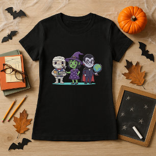 Halloween-Lehrerin, Niedliche Mama, Hexe & Vampire T-Shirt