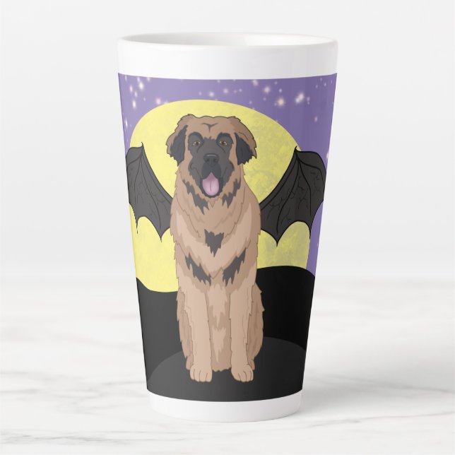 Halloween Leonberger Milchtasse (Vorderseite)