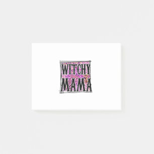 Halloween Leopard Witchy Mama Birthday Post-it Klebezettel